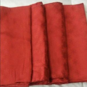 4 Silk Scarves